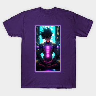 Anime Hero Power Meditation | Quality Anime Artwork | Anime Power Energy Meditation |  Manga Anime Art T-Shirt